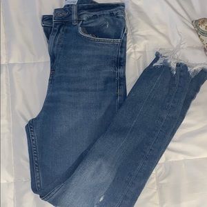 Distressed jeans from Zara